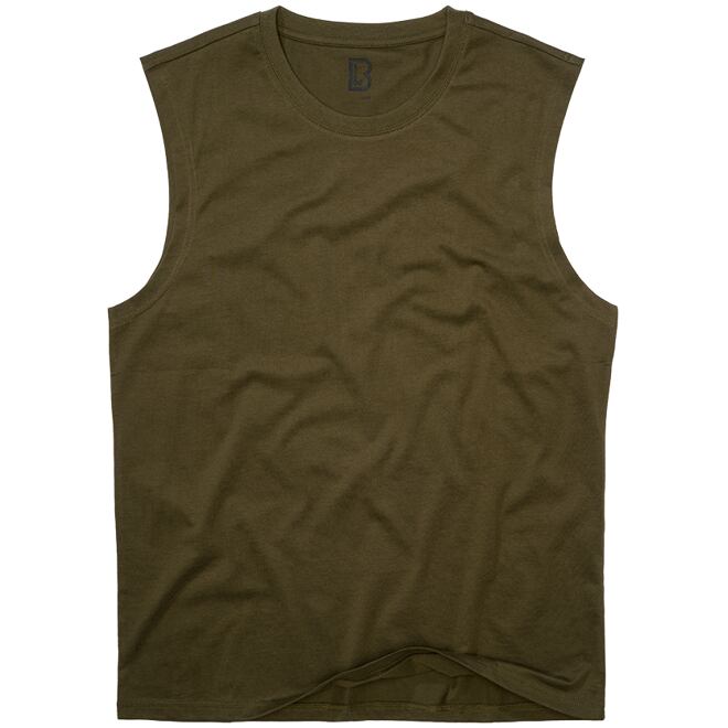 Levně Tričko T-Shirt Sleeveless olivové