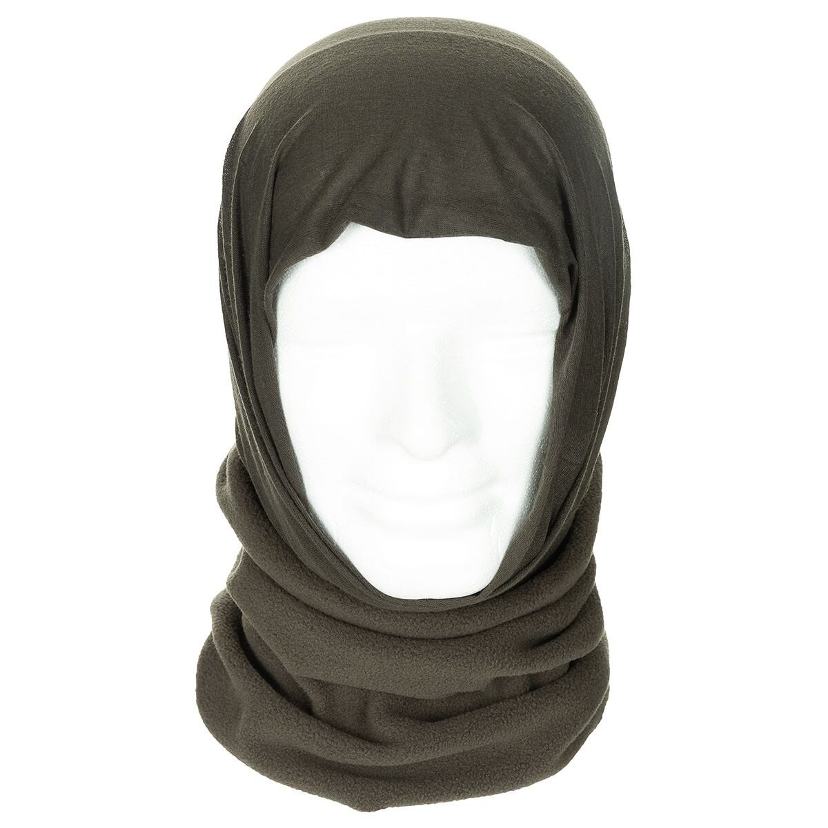 Levně Šála multifunkční FLEECE olivová