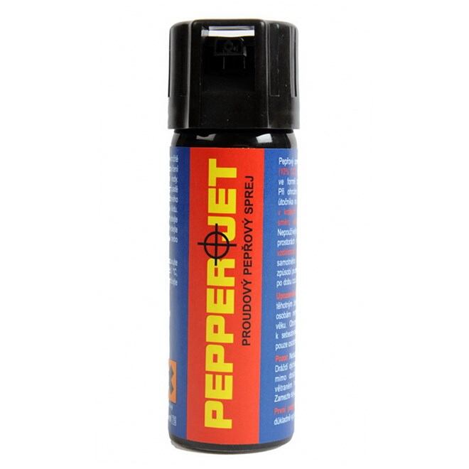 Levně Sprej obranný pepřový PEPPER JET OC 50 ml