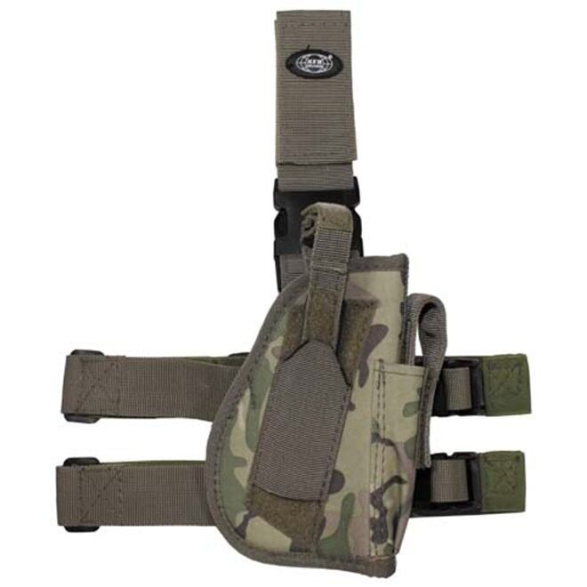 Levně Pouzdro na zbraň - stehenní Import 1 PRAVÉ operation camo