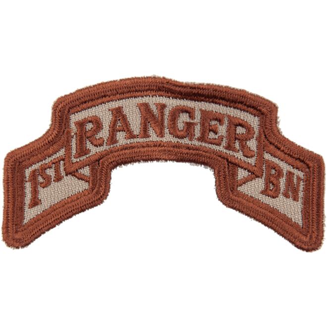 Levně Nášivka: RANGER 1st BN béžová | hnědá
