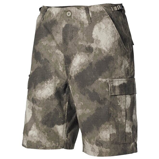 Levně Kalhoty krátké BDU RipStop HDT camo