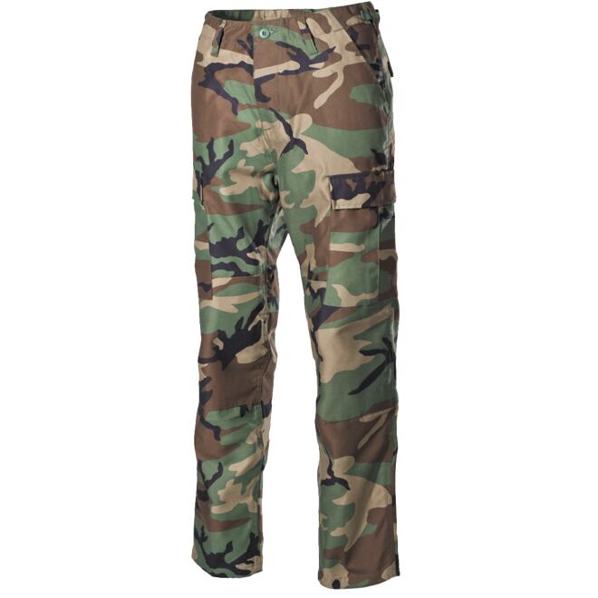 Levně Kalhoty BDU woodland
