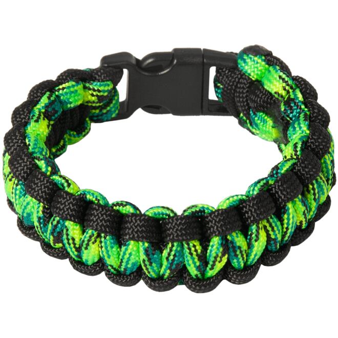Levně Náramek Paracord MINI KOBRA zelená
