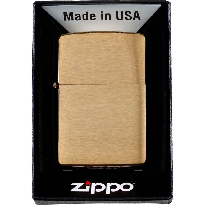 Levně Zapalovač benzinový ZIPPO street brass