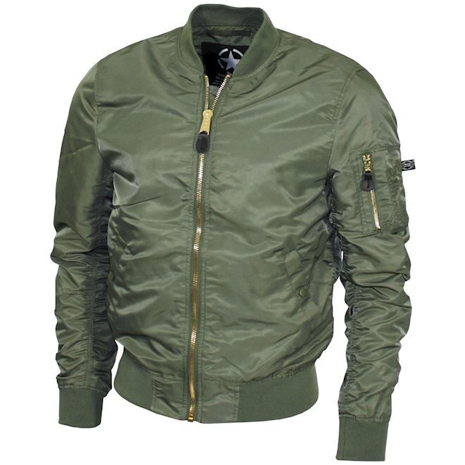 Levně Bunda MA1 Bomber US Airforce olivová