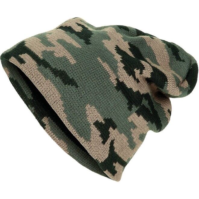 Levně Čepice Beanie Knitted Hat woodland
