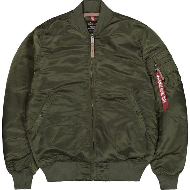 Levně Bunda Alpha MA-1 VF 59 Long dark green