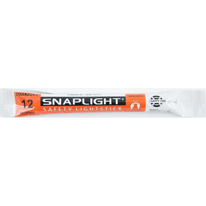 Levně Světlo chemické Snaplight 12 cm oranžové