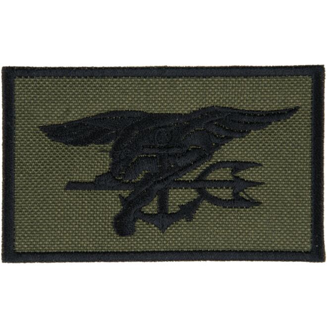 Levně Nášivka: NAVY SEALS olivová | černá