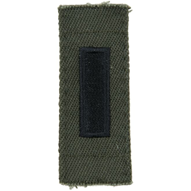 Levně Nášivka: Hodnost US ARMY límcová 1st Lieutenant olivová | černá