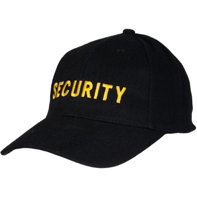 Levně Čepice Baseball Cap SECURITY černá