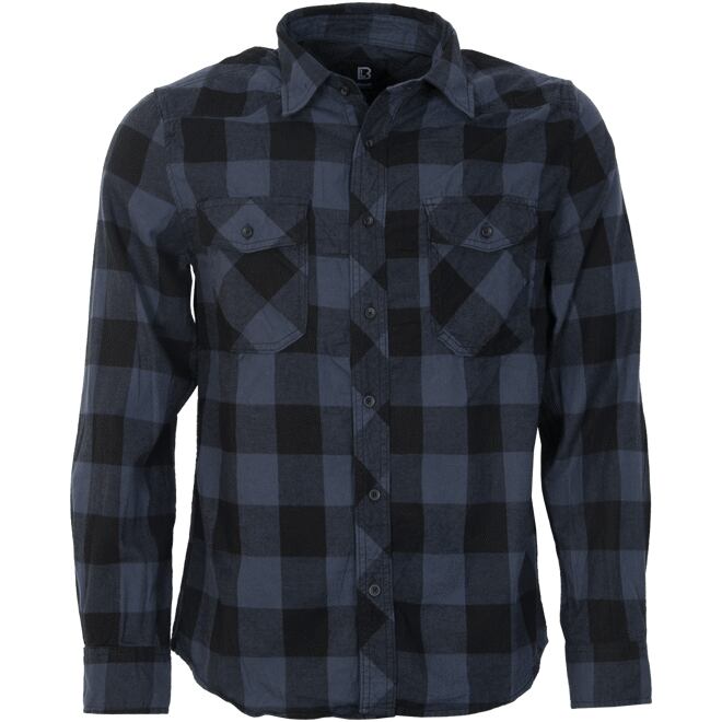 Levně Košile Check Shirt černá | šedá