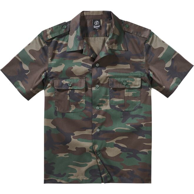 Levně Košile US Shirt Shortsleeve woodland