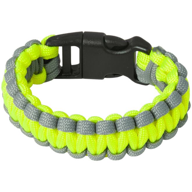 Levně Náramek Paracord NEON žlutá