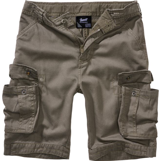 Levně Kalhoty krátké dětské Kids Urban Legend Shorts olivové