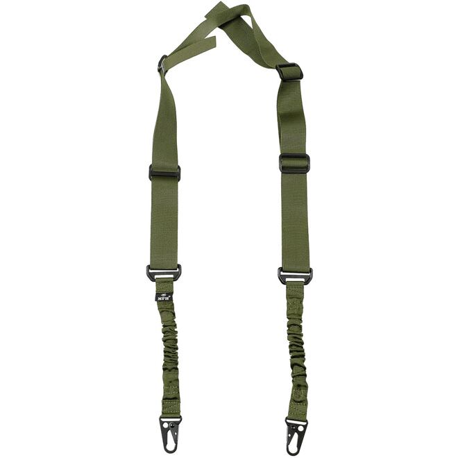 Levně Popruh nosný Bungee, 2-bodový olivový