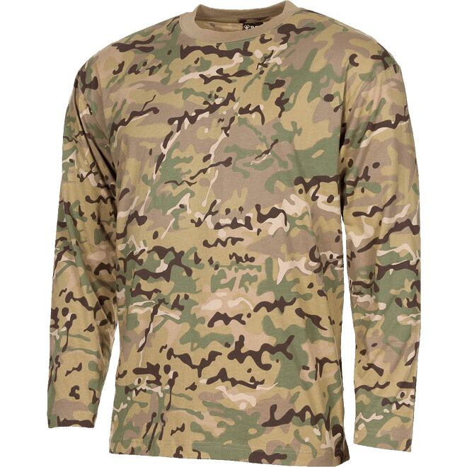 Levně Tričko maskovací s dl.rukávem operation camo