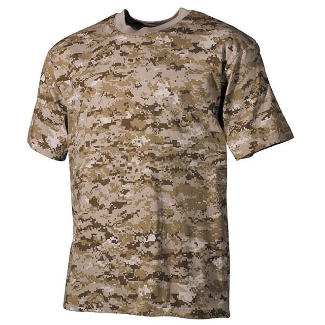 Levně Tričko US T-Shirt desert digital