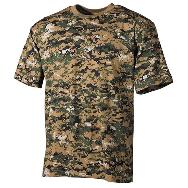 Levně Tričko US T-Shirt woodland digital