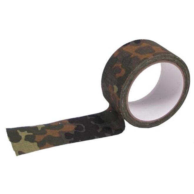 Levně Páska lepicí maskovací textilní MFH flecktarn