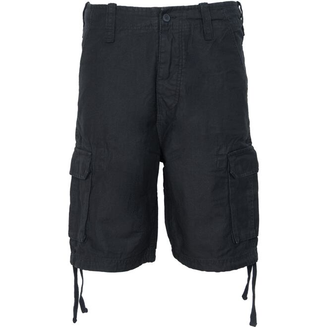 Levně Kalhoty krátké Vintage Shorts černé