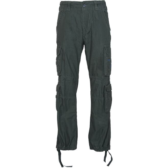 Levně Kalhoty Pure Vintage Trouser antracitové