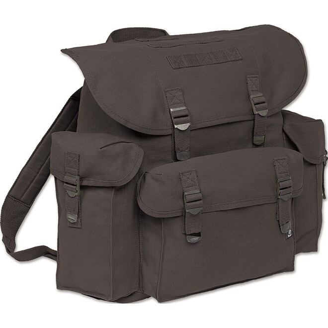 Levně Batoh BW střední Cotton Backpack černý