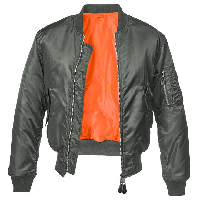 Levně Bunda MA1 Bomber Jacket antracitová