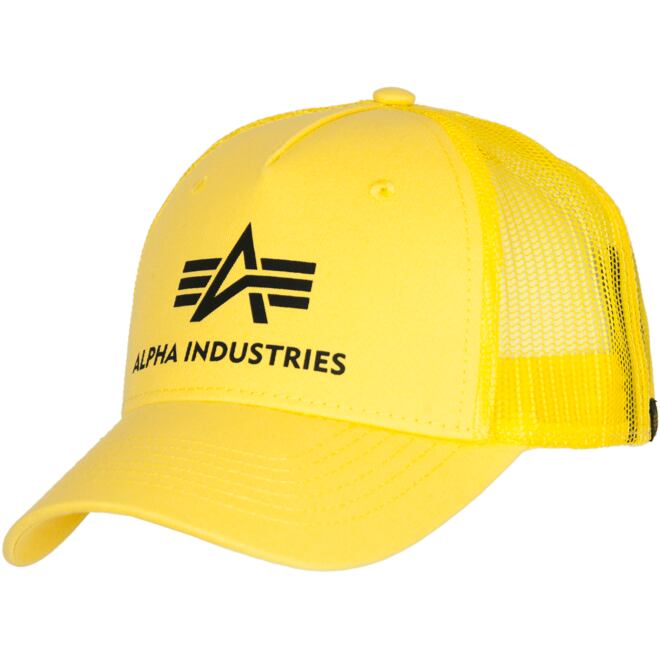 Levně Čepice Alpha Baseball Basic Trucker Cap prime yellow