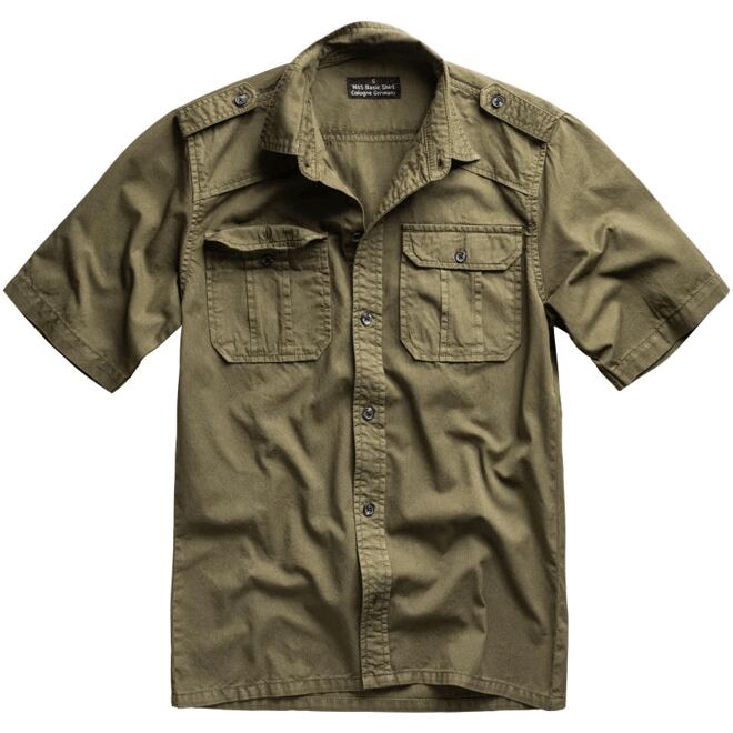 Levně Košile M65 Basic Shirt 1/2 olivová