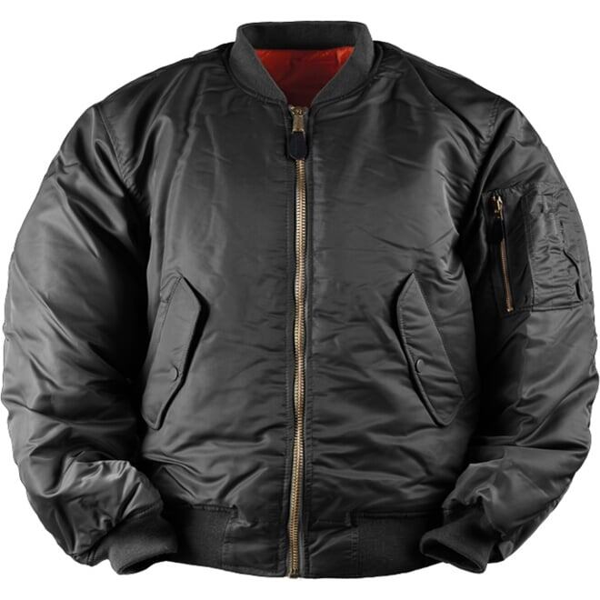 Levně Bunda MA1 Bomber Fliegerjacke Basic černá