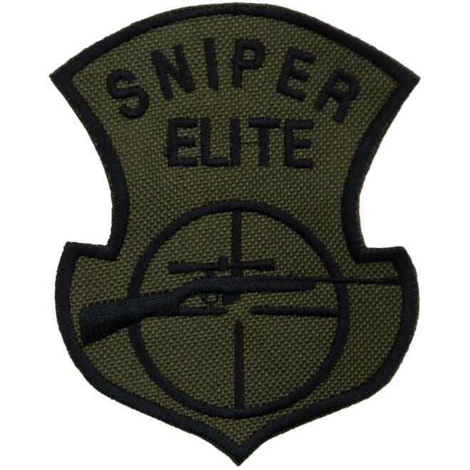 Levně Nášivka: Sniper Elite olivová | černá