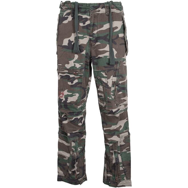 Levně Kalhoty Infantry Cargo woodland