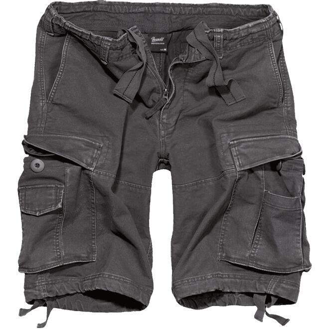 Levně Kalhoty krátké Vintage Classic Shorts antracitové