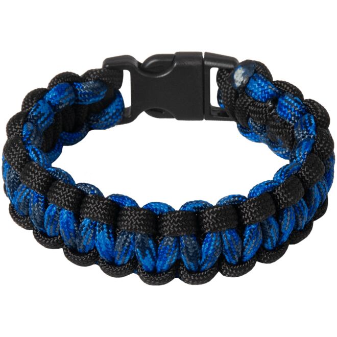 Levně Náramek Paracord MINI KOBRA modrá