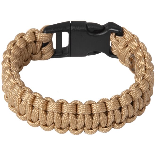 Levně Náramek Paracord KOBRA okrová