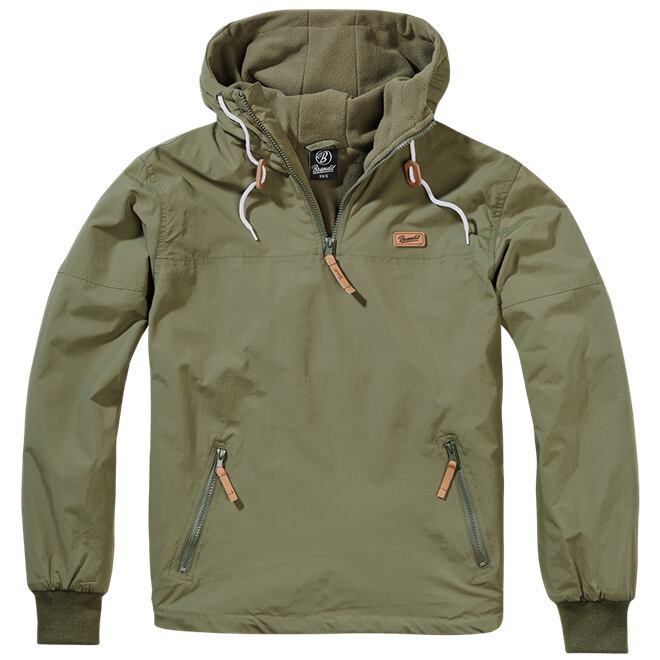 Levně Bunda Windbreaker Luke olivová
