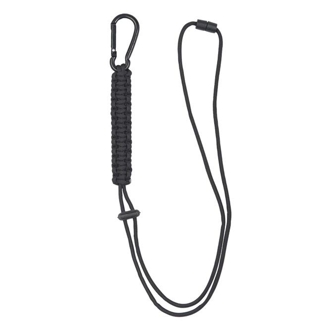 Levně Klíčenka: Paracord LANYARD černá