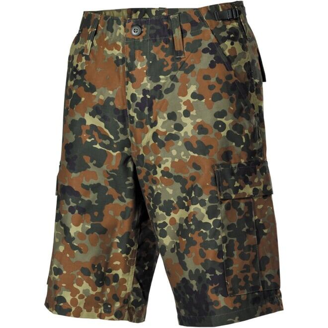 Levně Kalhoty krátké BDU flecktarn