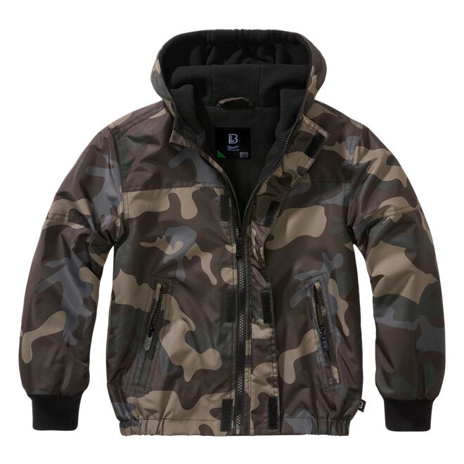 Levně Bunda dětská Kids Frontzip Windbreaker darkcamo