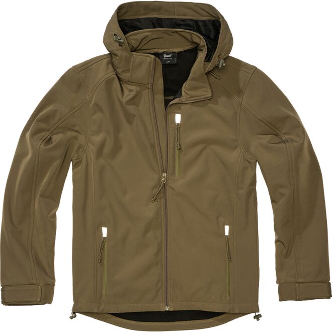 Levně Bunda Softshelljacket Hurricane olivová
