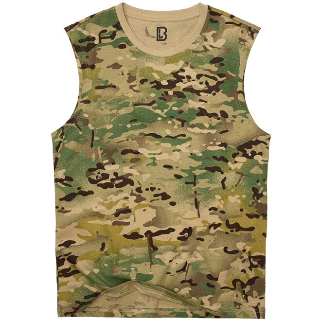 Levně Tričko T-Shirt Sleeveless tactical camo