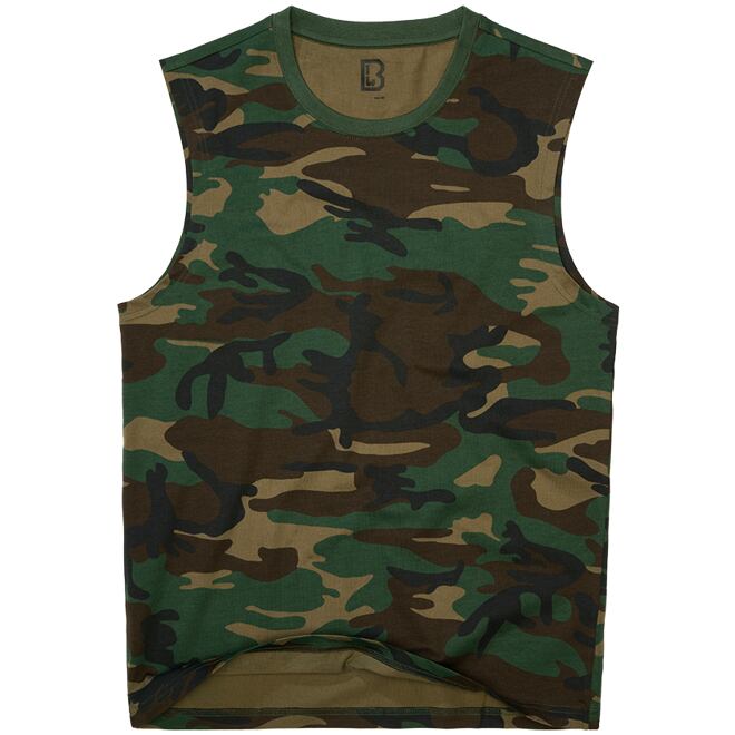 Levně Tričko T-Shirt Sleeveless woodland