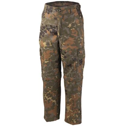 Kalhoty dětské BDU ZIP-OFF flecktarn