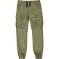 Kalhoty dětské Alpha Cotton Twill Jogger Kids olivové